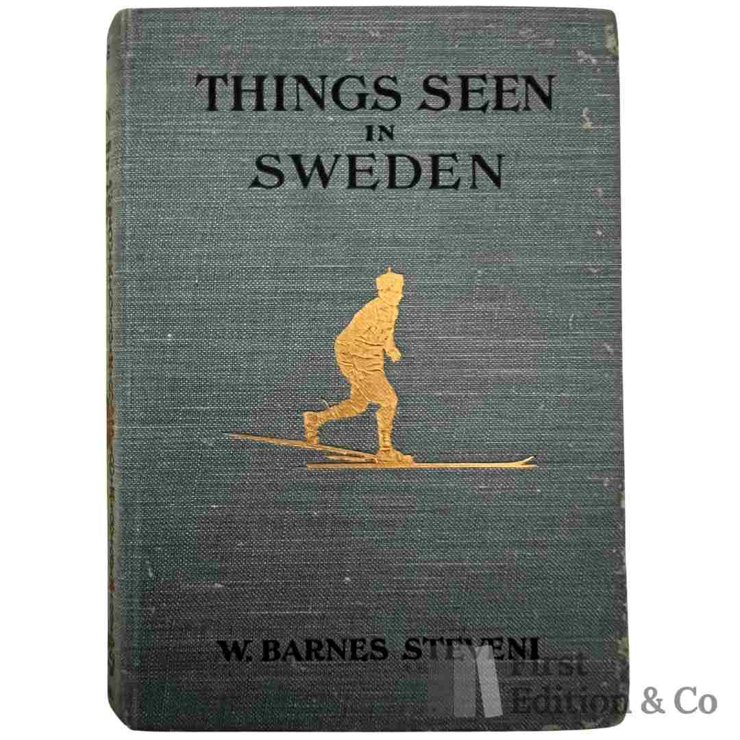 Book Cover - Things seen in Sweden 1915 First Edition